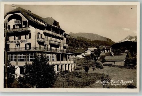 Hasliberg Hohfluh 1929 Hotel Alpenruh - Nr. 1977 Verlag Goetz AK