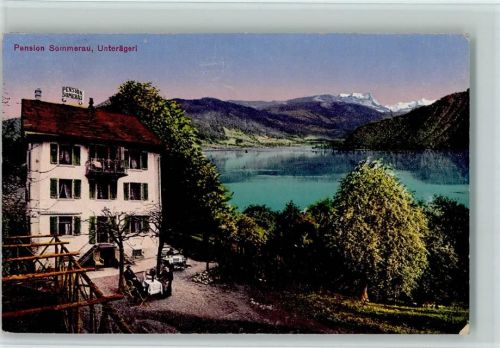 Unterägeri 1925 Pension Sommerau AK