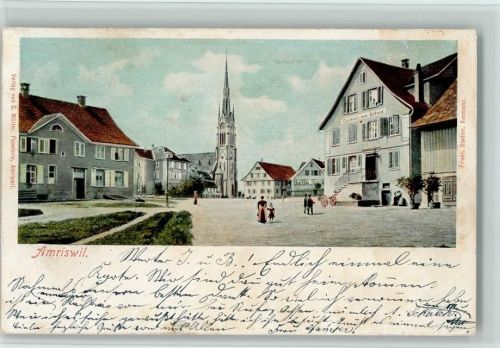 8580 Amriswil 1905 - Gasthaus zum Ochsen AK