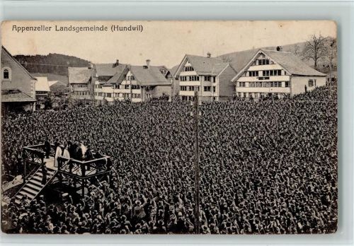 Hundwil Appenzeller Landsgemeinde - Ereignis - Politik