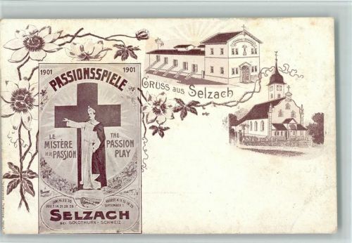 Selzach 1899 Passionsspiele 1901 AK Ereignis 9
