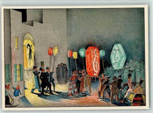 Basel 1935 XXV Sängerfest 1935 - Szene aus dem Festspiel "Mutterland" AK