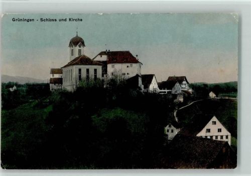 Grüningen Schloss und Kirche