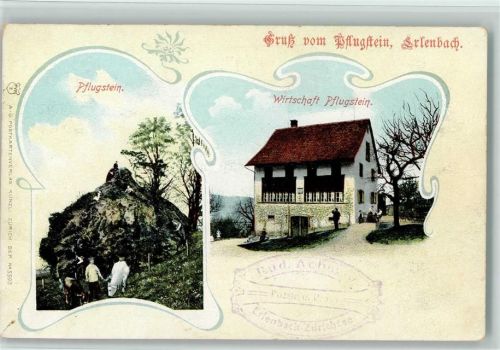 Erlenbach ZH 1905 Pflugstein Wirtschaft