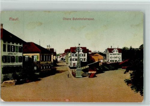9230 Flawil 1906 - Obere Bahnhofstrasse