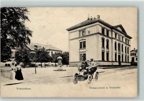 8590 Romanshorn 1905 - Primarschule und Turnhalle