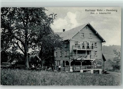 9633 Hemberg - Kurhaus Rohr Bes. J. Scherrer-Näf