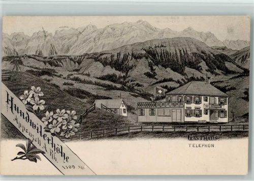 Hundwil 1908 Gasthaus Hundwilerhöhe sign