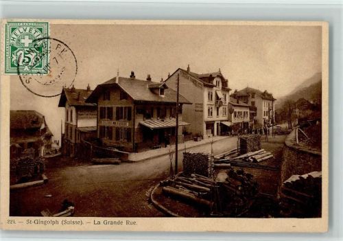 St-Gingolph 1907 La Grande Rue