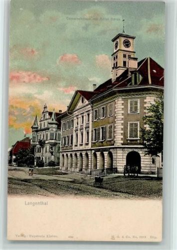 Langenthal Gemeindehaus mit Hotel Bären