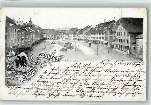 Aarberg 1901 sign August Konz