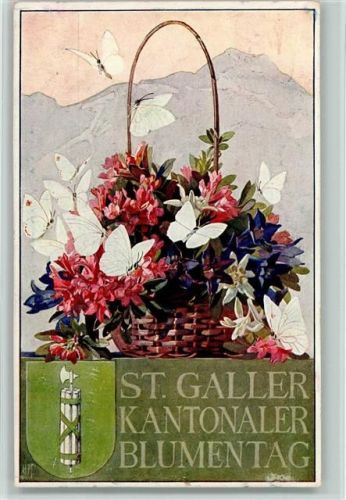 St. Gallen St. Galler Kantonaler Blumentag 1911
