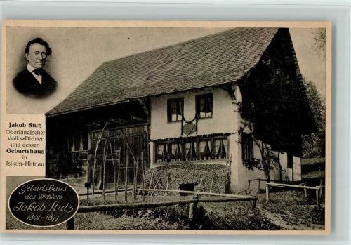 Hittnau Jakob Stutz Oberländischer Volksdichter Geburtshaus des Dichters