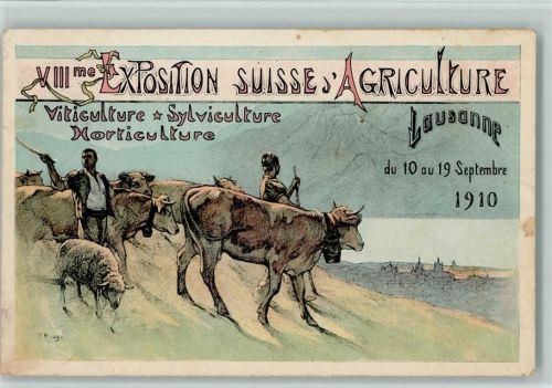 Lausanne Agriculture Kühe Hirten