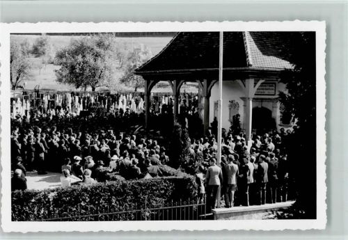 8730 Uznach - Feldgottesdienst 1940 Privatfotopostkarte