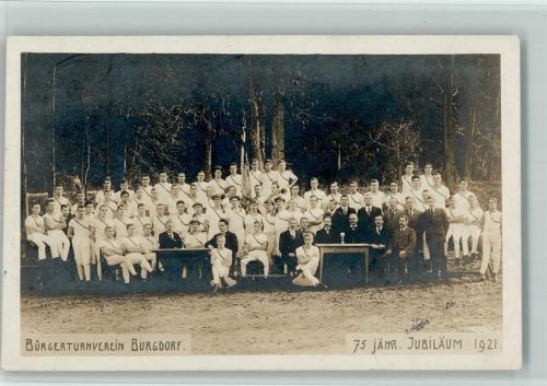 Burgdorf Bürgerturnverein 75 jähriges Jubiläum Fotopostkarte