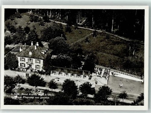 Muri b. Bern Fliegeraufnahme Hotel Krone