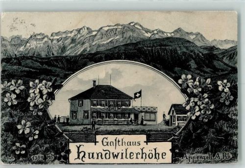 Hundwil Gasthaus Hundwilerhöhe sign J. Butz