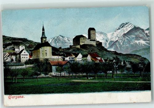 7320 Sargans 1904 Gebrauchsspuren
