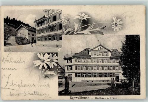 Schwellbrunn Gasthaus z. Kreuz Margerithen Foto