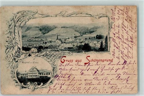 Schönengrund 1898 Gasthof zur Krone