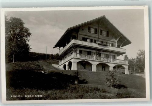 3645 Gwatt (Thun) Gebrauchsspuren Pension Schön-Oertli