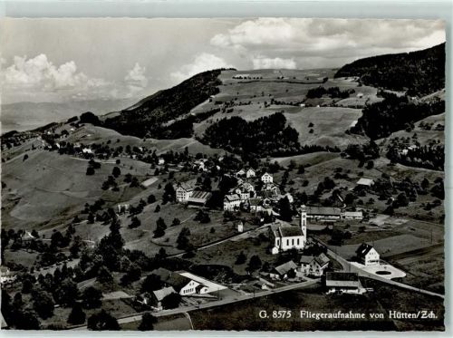 Hütten Fliegeraufnahme