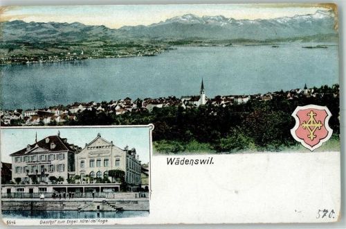 Wädenswil 1906 Gasthof Zum Engel Hotel del'Ange