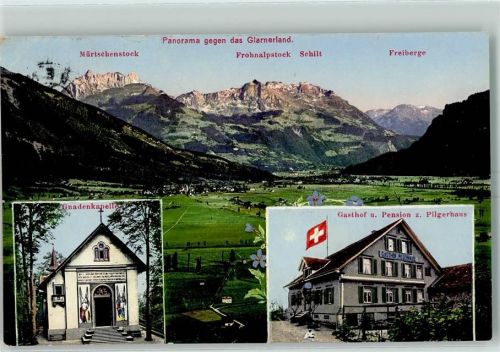 8717 Benken SG - Gnadenkapelle Gasthof Pension Zum Pilgerhaus