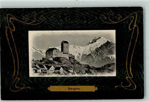 7320 Sargans Prägedruck Passepartout