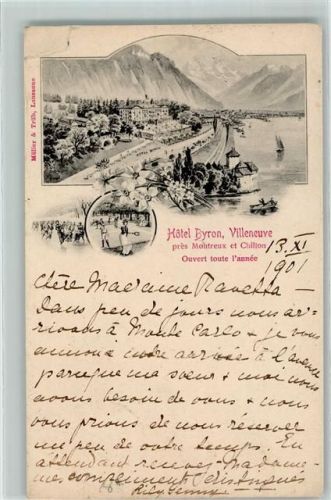 Villeneuve VD 1901 Hotel Byron
