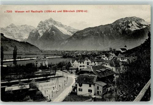 8872 Weesen - Rautispitz Glärnisch Kirche