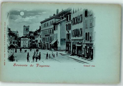 Payerne Grand rue Mond Geschäfte