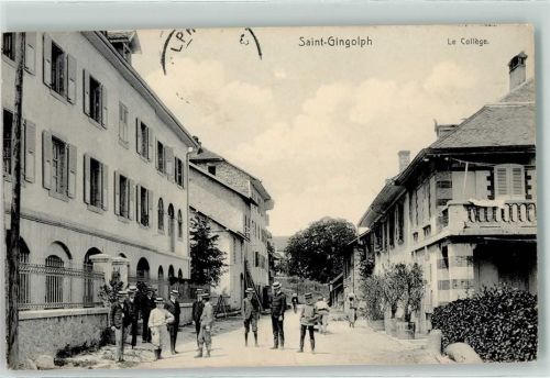 St-Gingolph 1911 le College Männer Hut
