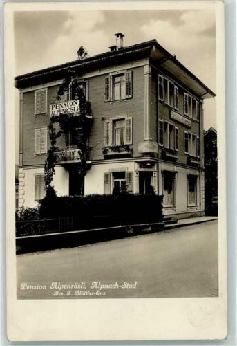 Alpnachstad Pension Alpenrösli