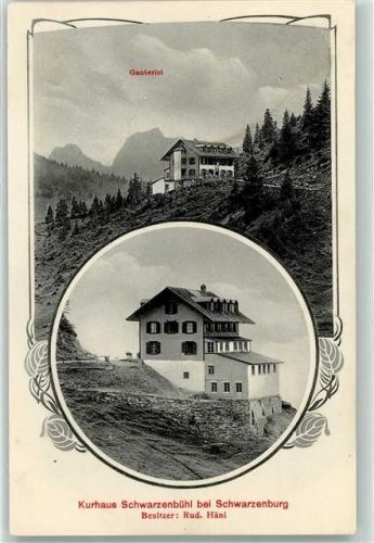 Schwarzenburg 1910 Kurhaus Schwarzenbühl