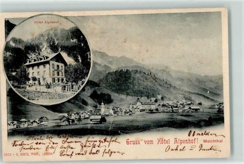 Melchtal 1900 Hotel Alpenhof