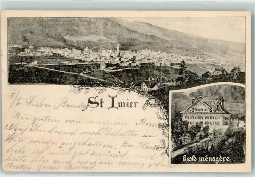 St-Imier 1899 Ecole menagere