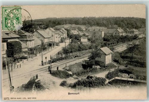 Boncourt 1905 Bahnlinie