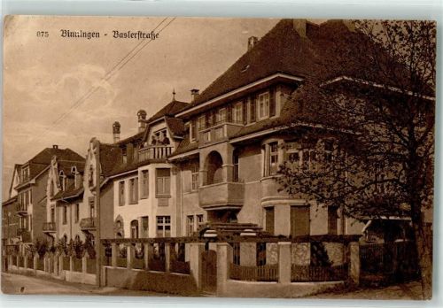 4102 Binningen 1915 - Baslerstraße