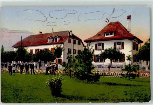 Boudry Institution International Ort handschriftlich