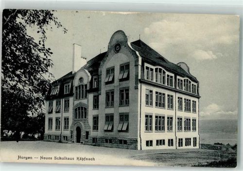 Horgen 1913 Neues Schulhaus Käpfnach