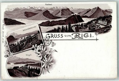 Rigi Kaltbad Rigi Känzeli Kaltbad Schnurtobelbrücke Verlag Künzli Nr. 350