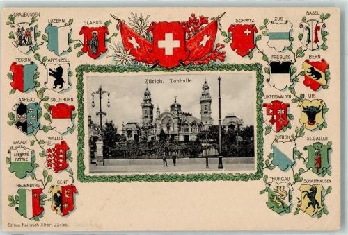 Zürich Tonhalle Wappen Fahne