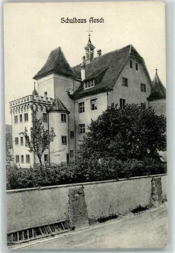 4147 Aesch BL 1907 - Schulhaus