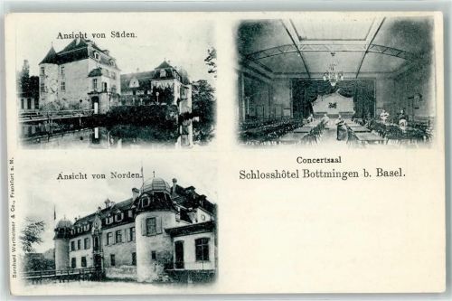 4103 Bottmingen 1900 - Schlosshotel b. Basel Concertsaal