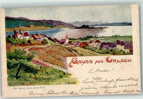 Erlach 1899 sign. E. Pacnard