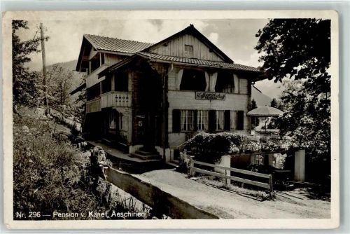 Aeschiried Gasthaus Kaffeewirtschaft Pension v. Känel