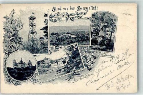 4144 Arlesheim 1898 - Schloss Pirseck Dornachbruggl Dornacher Schlachtdenkmal