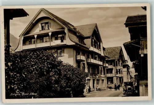 Lungern Hotel Löwen Oldtimer